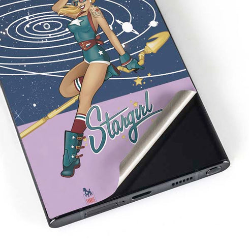 DC Comics Bombshells Stargirl- Field Guide to Cosmos Galaxy S25 Ultra Skin